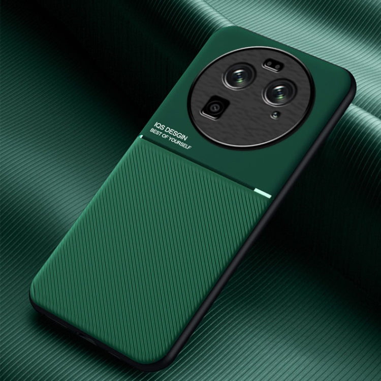 Classic Tilt Strip Grain Magnetic PC Hybrid TPU Phone Case