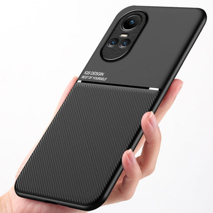 Classic Tilt Strip Grain Magnetic PC Hybrid TPU Phone Case, For OPPO Reno10/Reno10 Pro Global, For OPPO A78 4G, For OPPO K11x/OnePlus Nord CE 3 Lite, For OPPO A1 5G, For OPPO Find X8 Pro, For OPPO Reno8 T 4G, For OPPO Find X6                           ...