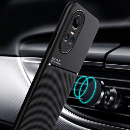 Classic Tilt Strip Grain Magnetic PC Hybrid TPU Phone Case, For OPPO Reno10/Reno10 Pro Global, For OPPO A78 4G, For OPPO K11x/OnePlus Nord CE 3 Lite, For OPPO A1 5G, For OPPO Find X8 Pro, For OPPO Reno8 T 4G, For OPPO Find X6                           ...