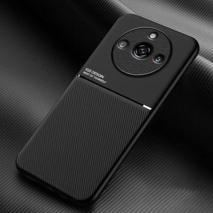 Classic Tilt Strip Grain Magnetic PC Hybrid TPU Phone Case, For Realme 16T 5G, For Realme C100 4G, For Realme C85 4G / 5G / 15x 5G India, For Realme 16 Pro+ 5G, For Realme 16 Pro 5G, For Realme GT 8 Pro Global, For Realme C85 Pro 4G, For Realme C71 4G ...