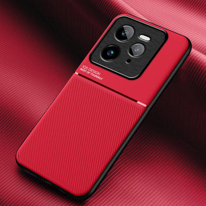 Classic Tilt Strip Grain Magnetic PC Hybrid TPU Phone Case, For Realme 16T 5G, For Realme C100 4G, For Realme C85 4G / 5G / 15x 5G India, For Realme 16 Pro+ 5G, For Realme 16 Pro 5G, For Realme GT 8 Pro Global, For Realme C85 Pro 4G, For Realme C71 4G ...