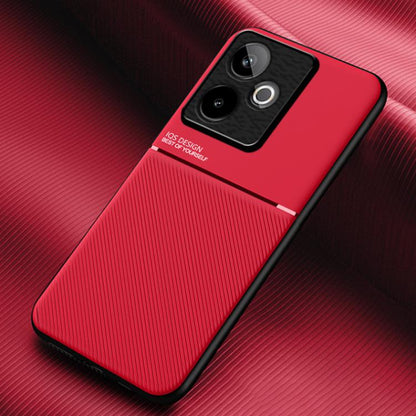 Classic Tilt Strip Grain Magnetic PC Hybrid TPU Phone Case, For Realme 16T 5G, For Realme C100 4G, For Realme C85 4G / 5G / 15x 5G India, For Realme 16 Pro+ 5G, For Realme 16 Pro 5G, For Realme GT 8 Pro Global, For Realme C85 Pro 4G, For Realme C71 4G ...