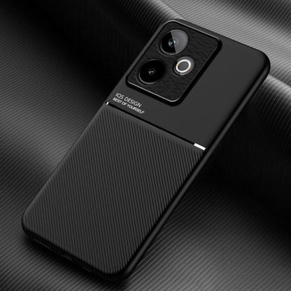 Classic Tilt Strip Grain Magnetic PC Hybrid TPU Phone Case, For Realme 16T 5G, For Realme C100 4G, For Realme C85 4G / 5G / 15x 5G India, For Realme 16 Pro+ 5G, For Realme 16 Pro 5G, For Realme GT 8 Pro Global, For Realme C85 Pro 4G, For Realme C71 4G ...