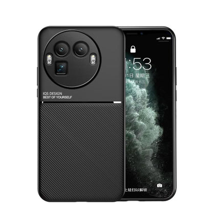 Classic Tilt Strip Grain Magnetic PC Hybrid TPU Phone Case, For Realme 16T 5G, For Realme C100 4G, For Realme C85 4G / 5G / 15x 5G India, For Realme 16 Pro+ 5G, For Realme 16 Pro 5G, For Realme GT 8 Pro Global, For Realme C85 Pro 4G, For Realme C71 4G ...