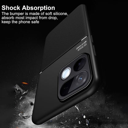Classic Tilt Strip Grain Magnetic PC Hybrid TPU Phone Case, For Realme 16T 5G, For Realme C100 4G, For Realme C85 4G / 5G / 15x 5G India, For Realme 16 Pro+ 5G, For Realme 16 Pro 5G, For Realme GT 8 Pro Global, For Realme C85 Pro 4G, For Realme C71 4G ...