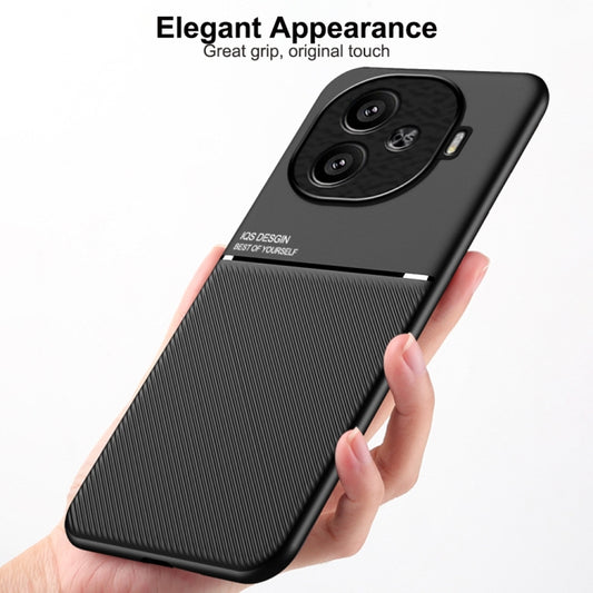 Classic Tilt Strip Grain Magnetic PC Hybrid TPU Phone Case, For vivo iQOO Z9, For vivo Y100 5G IDN, For vivo iQOO Neo9, For vivo S18 Pro, For vivo S18, For vivo X100 Pro, For vivo X100, For vivo iQOO 12, For vivo V29e, For vivo V29e Global, For vivo Y3...