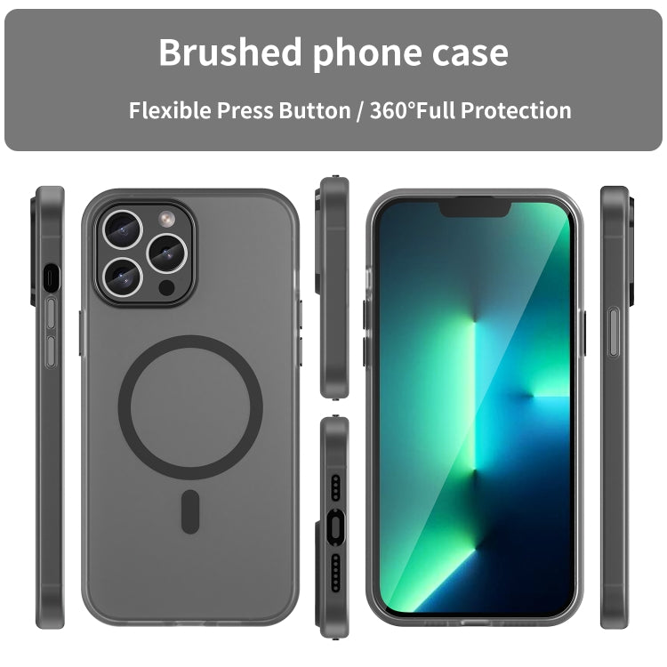 MagSafe Frosted Translucent TPU + PC Full Coverage Phone Case, For iPhone 13 Pro Max, For iPhone 13 Pro, For iPhone 13, For iPhone 12, For iPhone 12 Pro Max, For iPhone 12 Pro, For iPhone 11 Pro Max, For iPhone 11, For iPhone 11 Pro