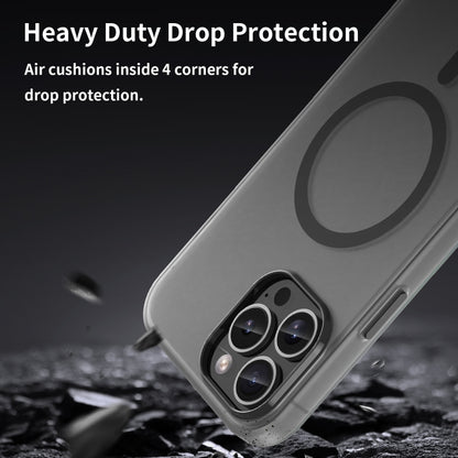 MagSafe Frosted Translucent TPU + PC Full Coverage Phone Case, For iPhone 13 Pro Max, For iPhone 13 Pro, For iPhone 13, For iPhone 12, For iPhone 12 Pro Max, For iPhone 12 Pro, For iPhone 11 Pro Max, For iPhone 11, For iPhone 11 Pro