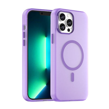 MagSafe Frosted Translucent TPU + PC Full Coverage Phone Case, For iPhone 13 Pro Max, For iPhone 13 Pro, For iPhone 13, For iPhone 12, For iPhone 12 Pro Max, For iPhone 12 Pro, For iPhone 11 Pro Max, For iPhone 11, For iPhone 11 Pro