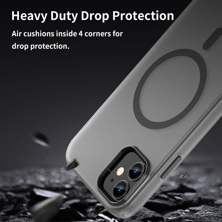 MagSafe Frosted Translucent TPU + PC Full Coverage Phone Case
