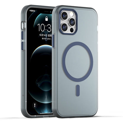 MagSafe Frosted Translucent TPU + PC Full Coverage Phone Case
