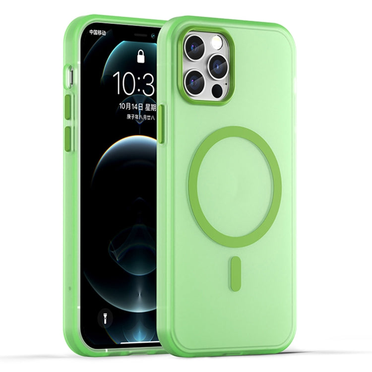 MagSafe Frosted Translucent TPU + PC Full Coverage Phone Case