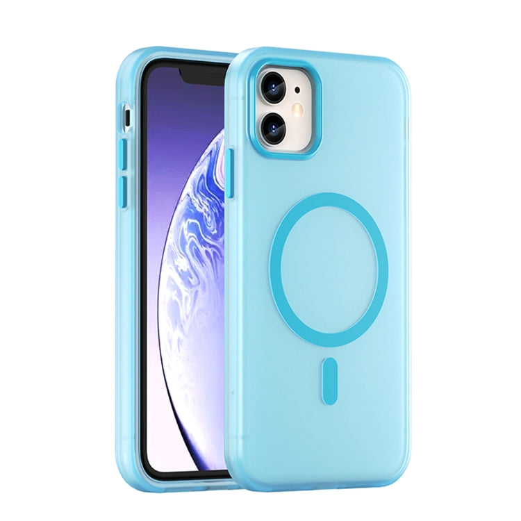 MagSafe Frosted Translucent TPU + PC Full Coverage Phone Case