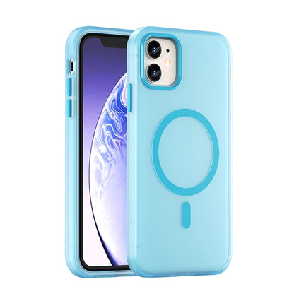 MagSafe Frosted Translucent TPU + PC Full Coverage Phone Case