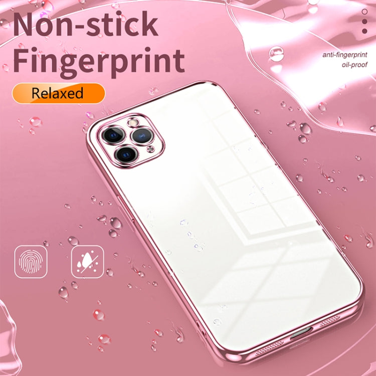Transparent Plating Fine Hole Phone Case, For iPhone 11 Pro Max, For iPhone 11, For iPhone 11 Pro, For iPhone X / XS, For iPhone XR, For iPhone XS Max, For iPhone 8 Plus / 7 Plus