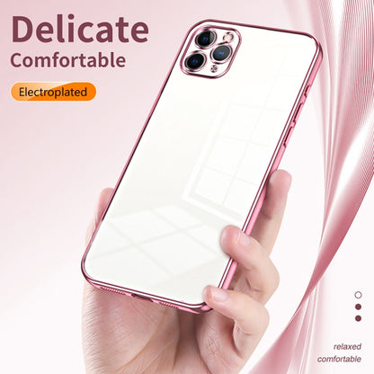 Transparent Plating Fine Hole Phone Case, For iPhone 11 Pro Max, For iPhone 11, For iPhone 11 Pro, For iPhone X / XS, For iPhone XR, For iPhone XS Max, For iPhone 8 Plus / 7 Plus