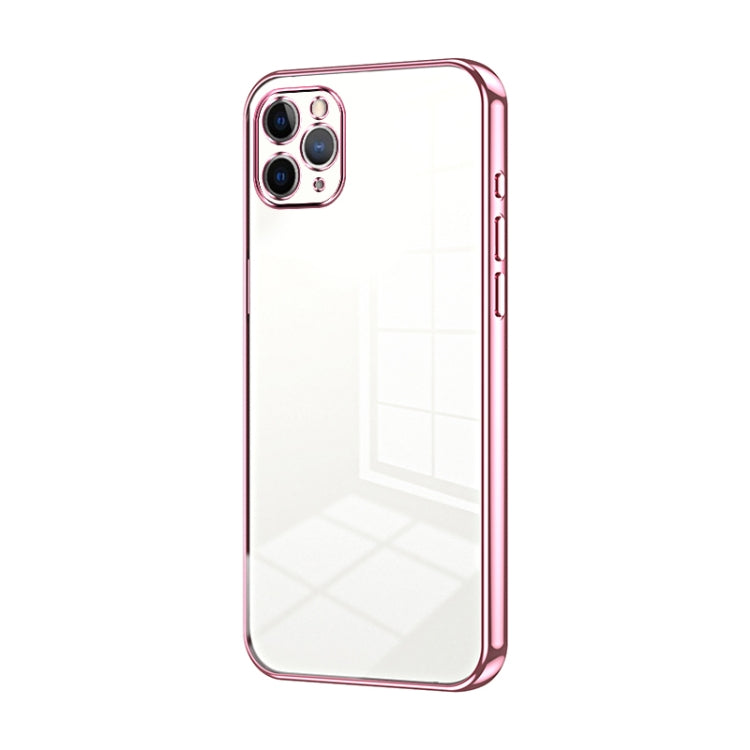 Transparent Plating Fine Hole Phone Case, For iPhone 11 Pro Max, For iPhone 11, For iPhone 11 Pro, For iPhone X / XS, For iPhone XR, For iPhone XS Max, For iPhone 8 Plus / 7 Plus
