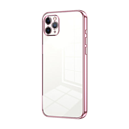 Transparent Plating Fine Hole Phone Case, For iPhone 11 Pro Max, For iPhone 11, For iPhone 11 Pro, For iPhone X / XS, For iPhone XR, For iPhone XS Max, For iPhone 8 Plus / 7 Plus