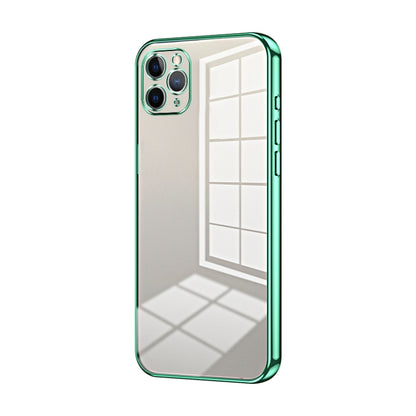 Transparent Plating Fine Hole Phone Case, For iPhone 11 Pro Max, For iPhone 11, For iPhone 11 Pro, For iPhone X / XS, For iPhone XR, For iPhone XS Max, For iPhone 8 Plus / 7 Plus