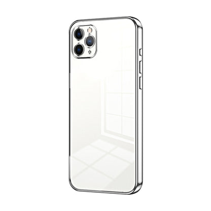 Transparent Plating Fine Hole Phone Case, For iPhone 11 Pro Max, For iPhone 11, For iPhone 11 Pro, For iPhone X / XS, For iPhone XR, For iPhone XS Max, For iPhone 8 Plus / 7 Plus