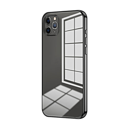 Transparent Plating Fine Hole Phone Case, For iPhone 11 Pro Max, For iPhone 11, For iPhone 11 Pro, For iPhone X / XS, For iPhone XR, For iPhone XS Max, For iPhone 8 Plus / 7 Plus