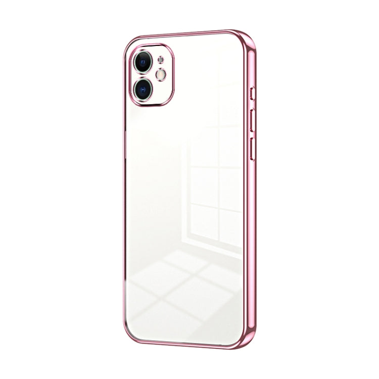 Transparent Plating Fine Hole Phone Case, For iPhone 11 Pro Max, For iPhone 11, For iPhone 11 Pro, For iPhone X / XS, For iPhone XR, For iPhone XS Max, For iPhone 8 Plus / 7 Plus