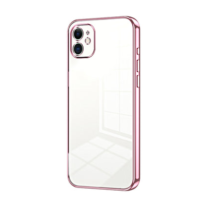 Transparent Plating Fine Hole Phone Case, For iPhone 11 Pro Max, For iPhone 11, For iPhone 11 Pro, For iPhone X / XS, For iPhone XR, For iPhone XS Max, For iPhone 8 Plus / 7 Plus