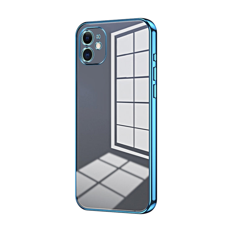 Transparent Plating Fine Hole Phone Case, For iPhone 11 Pro Max, For iPhone 11, For iPhone 11 Pro, For iPhone X / XS, For iPhone XR, For iPhone XS Max, For iPhone 8 Plus / 7 Plus