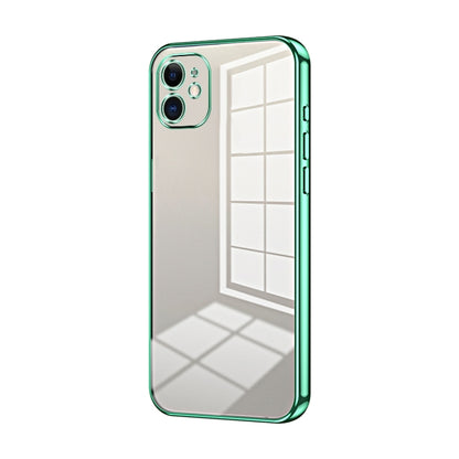 Transparent Plating Fine Hole Phone Case, For iPhone 11 Pro Max, For iPhone 11, For iPhone 11 Pro, For iPhone X / XS, For iPhone XR, For iPhone XS Max, For iPhone 8 Plus / 7 Plus