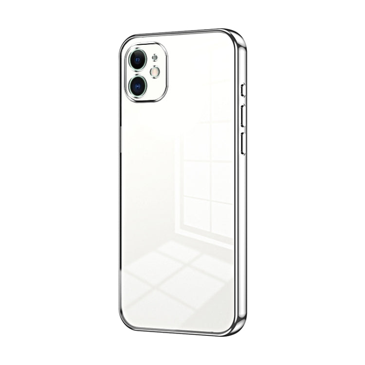 Transparent Plating Fine Hole Phone Case, For iPhone 11 Pro Max, For iPhone 11, For iPhone 11 Pro, For iPhone X / XS, For iPhone XR, For iPhone XS Max, For iPhone 8 Plus / 7 Plus