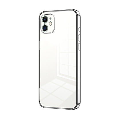 Transparent Plating Fine Hole Phone Case, For iPhone 11 Pro Max, For iPhone 11, For iPhone 11 Pro, For iPhone X / XS, For iPhone XR, For iPhone XS Max, For iPhone 8 Plus / 7 Plus