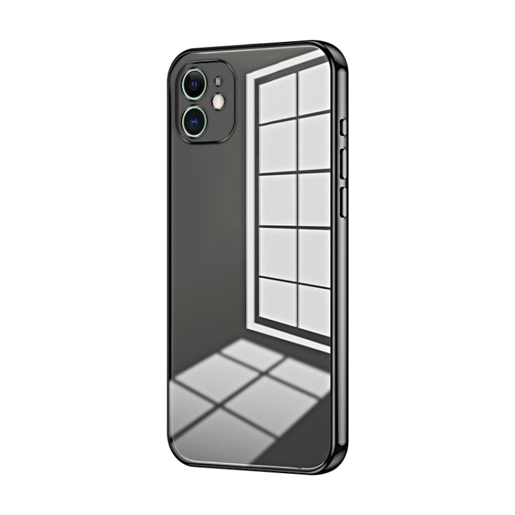 Transparent Plating Fine Hole Phone Case, For iPhone 11 Pro Max, For iPhone 11, For iPhone 11 Pro, For iPhone X / XS, For iPhone XR, For iPhone XS Max, For iPhone 8 Plus / 7 Plus