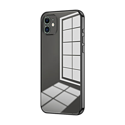Transparent Plating Fine Hole Phone Case, For iPhone 11 Pro Max, For iPhone 11, For iPhone 11 Pro, For iPhone X / XS, For iPhone XR, For iPhone XS Max, For iPhone 8 Plus / 7 Plus