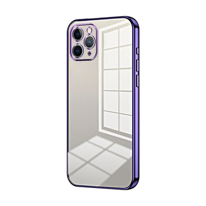 Transparent Plating Fine Hole Phone Case, For iPhone 11 Pro Max, For iPhone 11, For iPhone 11 Pro, For iPhone X / XS, For iPhone XR, For iPhone XS Max, For iPhone 8 Plus / 7 Plus