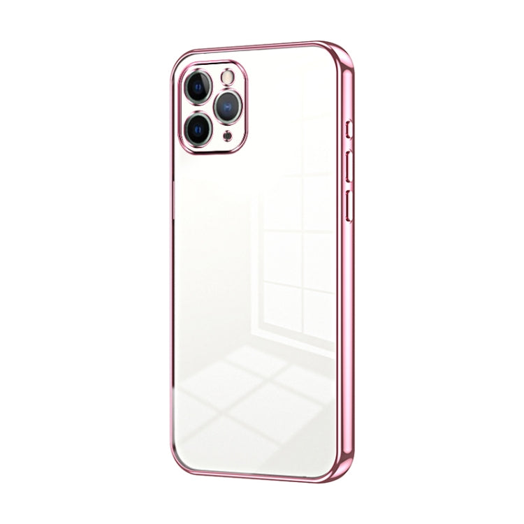 Transparent Plating Fine Hole Phone Case, For iPhone 11 Pro Max, For iPhone 11, For iPhone 11 Pro, For iPhone X / XS, For iPhone XR, For iPhone XS Max, For iPhone 8 Plus / 7 Plus