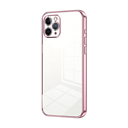 Transparent Plating Fine Hole Phone Case, For iPhone 11 Pro Max, For iPhone 11, For iPhone 11 Pro, For iPhone X / XS, For iPhone XR, For iPhone XS Max, For iPhone 8 Plus / 7 Plus