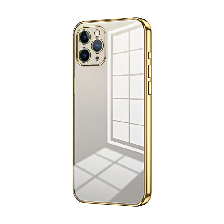 Transparent Plating Fine Hole Phone Case, For iPhone 11 Pro Max, For iPhone 11, For iPhone 11 Pro, For iPhone X / XS, For iPhone XR, For iPhone XS Max, For iPhone 8 Plus / 7 Plus