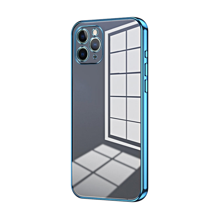 Transparent Plating Fine Hole Phone Case, For iPhone 11 Pro Max, For iPhone 11, For iPhone 11 Pro, For iPhone X / XS, For iPhone XR, For iPhone XS Max, For iPhone 8 Plus / 7 Plus