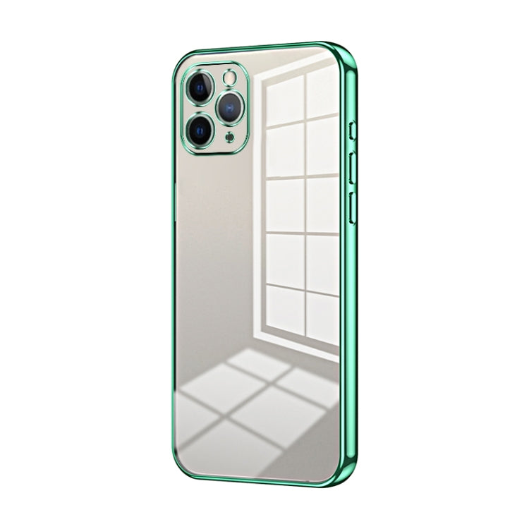 Transparent Plating Fine Hole Phone Case, For iPhone 11 Pro Max, For iPhone 11, For iPhone 11 Pro, For iPhone X / XS, For iPhone XR, For iPhone XS Max, For iPhone 8 Plus / 7 Plus