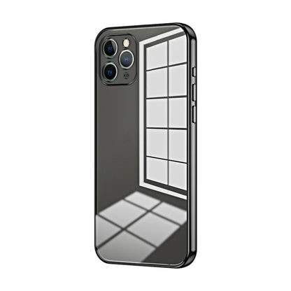 Transparent Plating Fine Hole Phone Case, For iPhone 11 Pro Max, For iPhone 11, For iPhone 11 Pro, For iPhone X / XS, For iPhone XR, For iPhone XS Max, For iPhone 8 Plus / 7 Plus