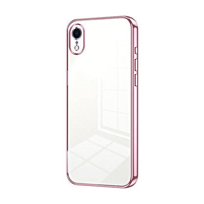 Transparent Plating Fine Hole Phone Case, For iPhone 11 Pro Max, For iPhone 11, For iPhone 11 Pro, For iPhone X / XS, For iPhone XR, For iPhone XS Max, For iPhone 8 Plus / 7 Plus