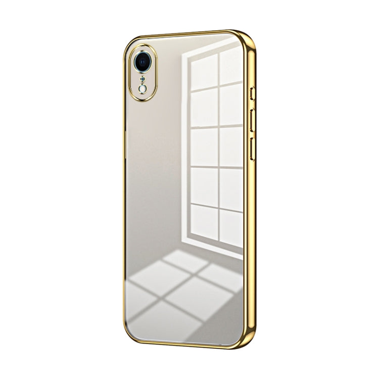 Transparent Plating Fine Hole Phone Case, For iPhone 11 Pro Max, For iPhone 11, For iPhone 11 Pro, For iPhone X / XS, For iPhone XR, For iPhone XS Max, For iPhone 8 Plus / 7 Plus