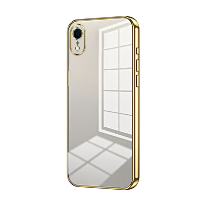 Transparent Plating Fine Hole Phone Case, For iPhone 11 Pro Max, For iPhone 11, For iPhone 11 Pro, For iPhone X / XS, For iPhone XR, For iPhone XS Max, For iPhone 8 Plus / 7 Plus