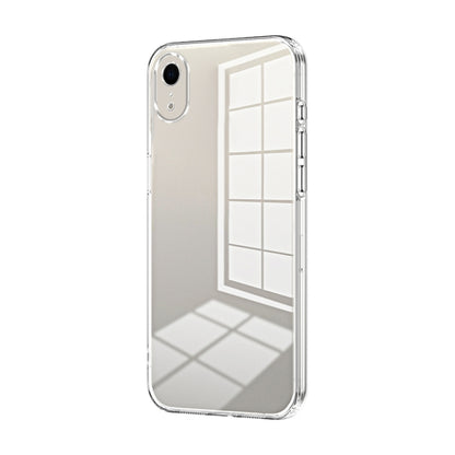 Transparent Plating Fine Hole Phone Case, For iPhone 11 Pro Max, For iPhone 11, For iPhone 11 Pro, For iPhone X / XS, For iPhone XR, For iPhone XS Max, For iPhone 8 Plus / 7 Plus