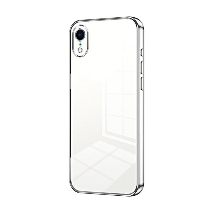 Transparent Plating Fine Hole Phone Case, For iPhone 11 Pro Max, For iPhone 11, For iPhone 11 Pro, For iPhone X / XS, For iPhone XR, For iPhone XS Max, For iPhone 8 Plus / 7 Plus