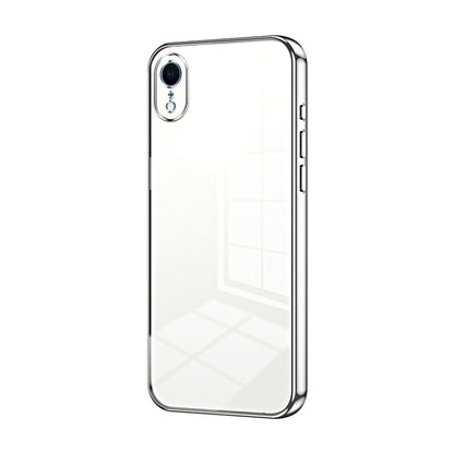 Transparent Plating Fine Hole Phone Case, For iPhone 11 Pro Max, For iPhone 11, For iPhone 11 Pro, For iPhone X / XS, For iPhone XR, For iPhone XS Max, For iPhone 8 Plus / 7 Plus
