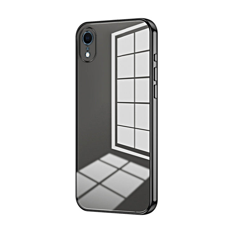Transparent Plating Fine Hole Phone Case, For iPhone 11 Pro Max, For iPhone 11, For iPhone 11 Pro, For iPhone X / XS, For iPhone XR, For iPhone XS Max, For iPhone 8 Plus / 7 Plus