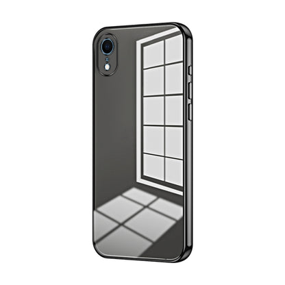 Transparent Plating Fine Hole Phone Case, For iPhone 11 Pro Max, For iPhone 11, For iPhone 11 Pro, For iPhone X / XS, For iPhone XR, For iPhone XS Max, For iPhone 8 Plus / 7 Plus
