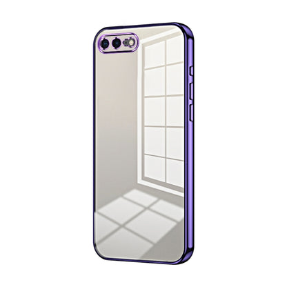 Transparent Plating Fine Hole Phone Case, For iPhone 11 Pro Max, For iPhone 11, For iPhone 11 Pro, For iPhone X / XS, For iPhone XR, For iPhone XS Max, For iPhone 8 Plus / 7 Plus