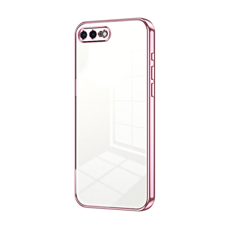 Transparent Plating Fine Hole Phone Case, For iPhone 11 Pro Max, For iPhone 11, For iPhone 11 Pro, For iPhone X / XS, For iPhone XR, For iPhone XS Max, For iPhone 8 Plus / 7 Plus